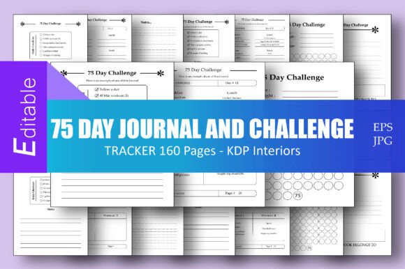 75 Day Journal and Challenge Tracker KDP: A Strategic Tool for Goal-Driven Success