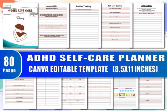 Adhd Self Care Planner