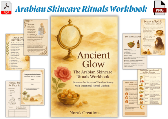 Arabian Skincare Rituals Workbook