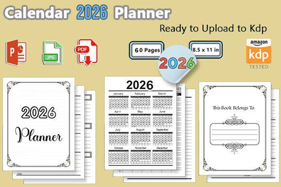 Calendar 2026 Planner - Kdp Interior: A Practical Tool for Modern Creatives and Entrepreneurs