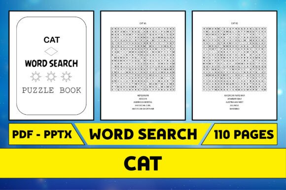 Cat Word Search Puzzle Game Interior