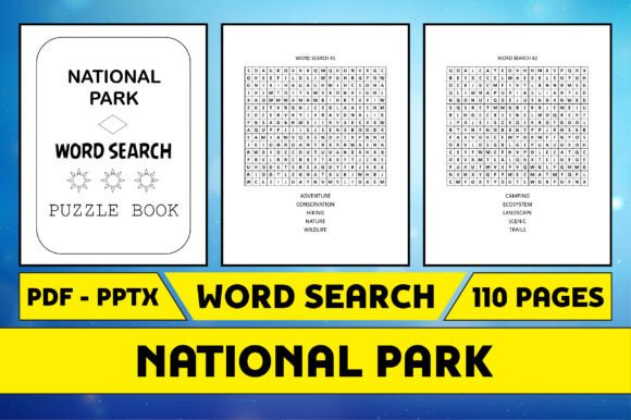 Discover the National Park Word Search Puzzle Book