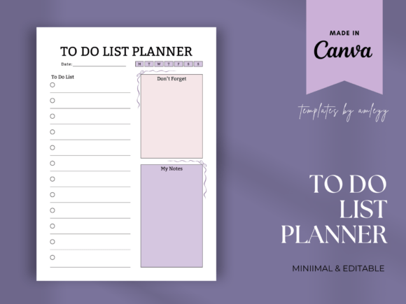 Efficient Task Management with the To-Do List Planner Template – Aesthetic