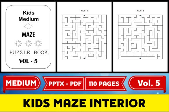 Kids Medium Maze Puzzle Interior - V 5: A Strategic Tool for Creative and Educational Planning