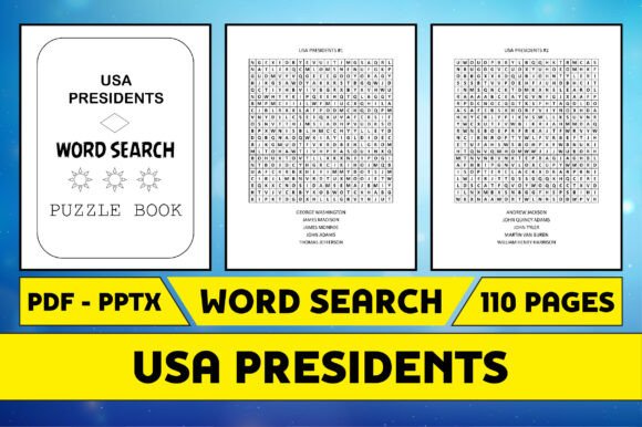 Strategic Use of US President Word Search Puzzle Interior for Productivity and Learning